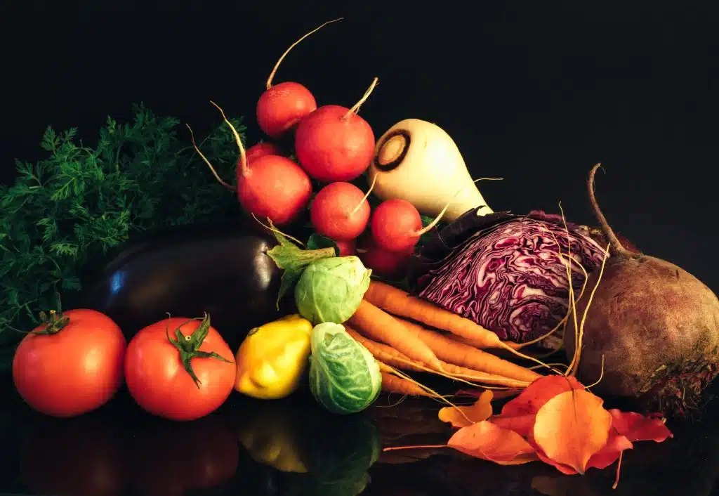 frutas y verduras de otono